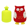 Classic Hot Water Bottle With Owl Soft Knit Cover