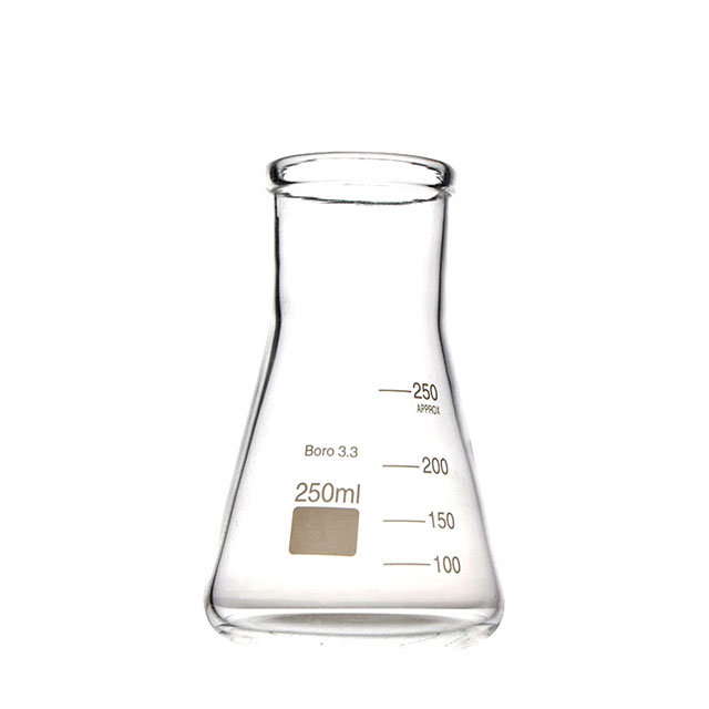 Graduated Boro 3.3 Glass Eager Press Mouth Conical Flask