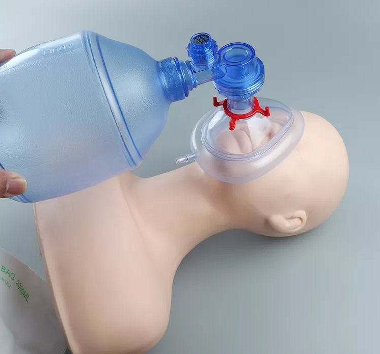 How to use PVC oxygen resuscitation bag?