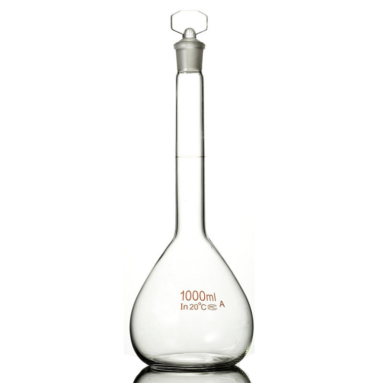 Laboratory Measuring Volumetric Glass Flask