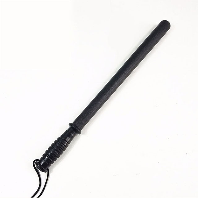 Public Safety Solid Steel Police Black Tactical Baton 