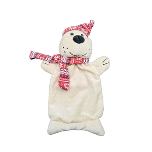 Reusable Hot Water Bottle With Soft Bear Cover