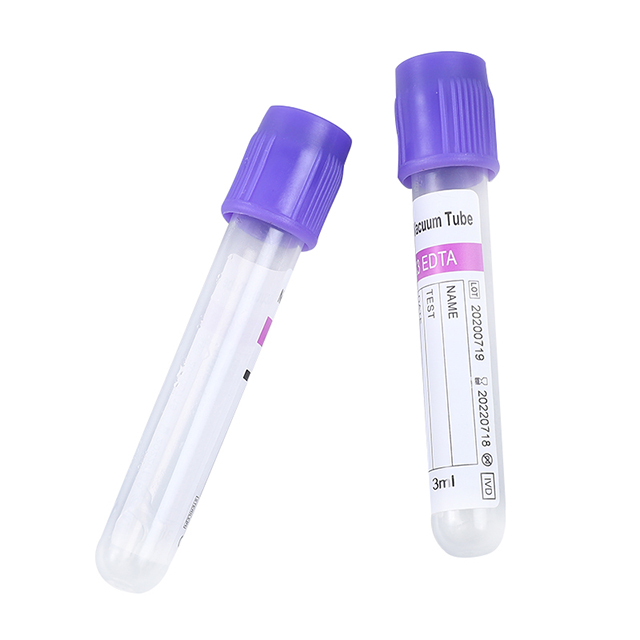 Purple Top EDTA Blood Collection Tubes for Lab Blood Collection