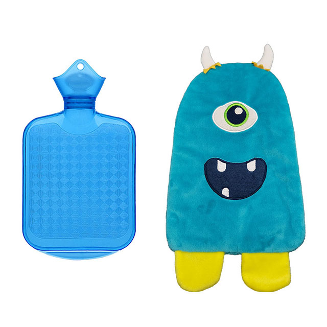 Hot Water Bag With Cute Monster Plush Cover