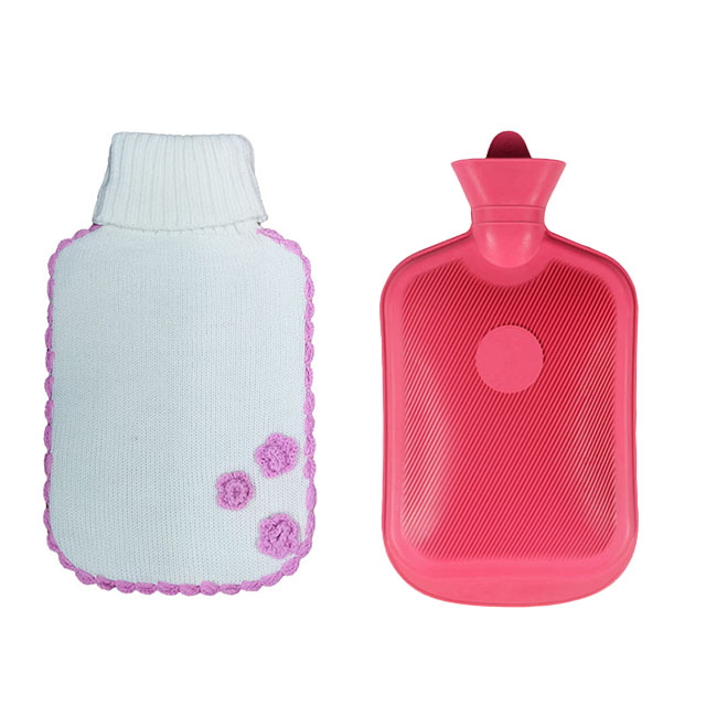 Premium Classic Hot Water Bottle With Cute Knit Cover 