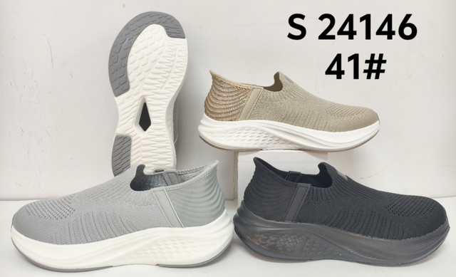 Simple Fashion Light Single Pedal Knit Shoes Casual Sports Shoes