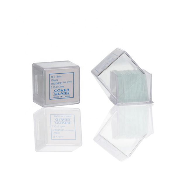 Pre-Cleaned Square Microscope Glass Cover Slides 