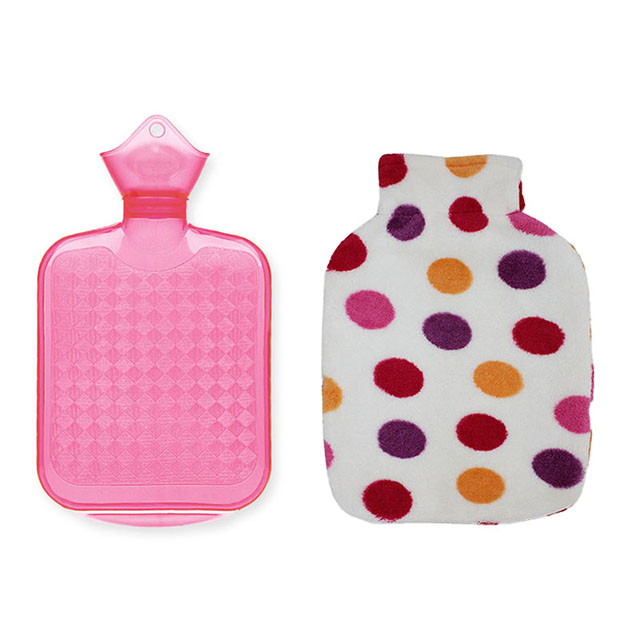 Fleece Cover Hot Water Bag For Hot Compress