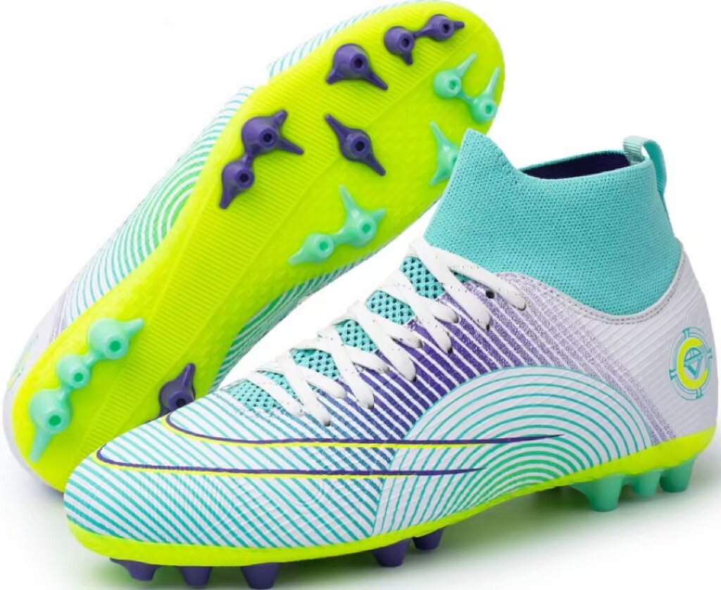 Factory Direct AG/Fg Wear-Resistant TPU Sole Football Shoes PRO-Grade Soccer Cleats