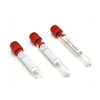 Hospital Use Red Blood Collection Tubes for Serum Analysis Collection