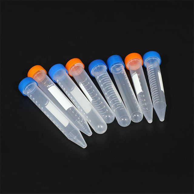 Graduated Plastic Centrifuge Tubes with Colorful Screw Cap 