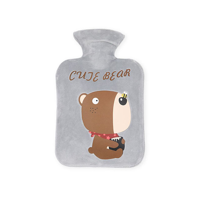 Hot Water Bag Cute Fleece Cover Animal Pattern 