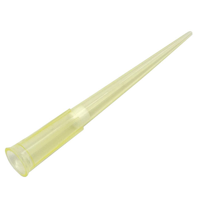 Disposable Plastic Yellow Filter Pipette Tips for Lab