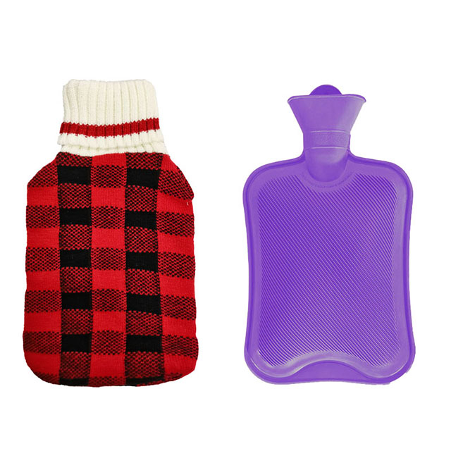 Soft Cute Hot Water Bottle Knit Cover for Pain Relief