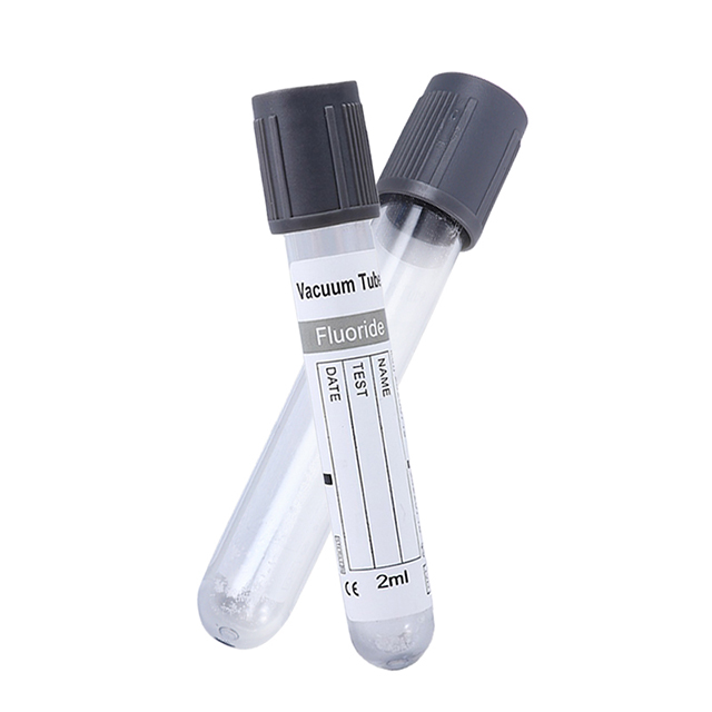 Grey Cap Head Medical Blood Sample Collection Tubes 