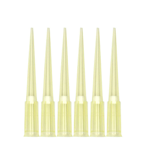 Disposable Plastic Yellow Filter Pipette Tips for Lab