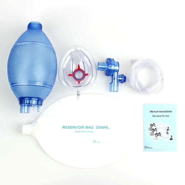 PVC Oxygen Resuscitator Bag for Adult and Children