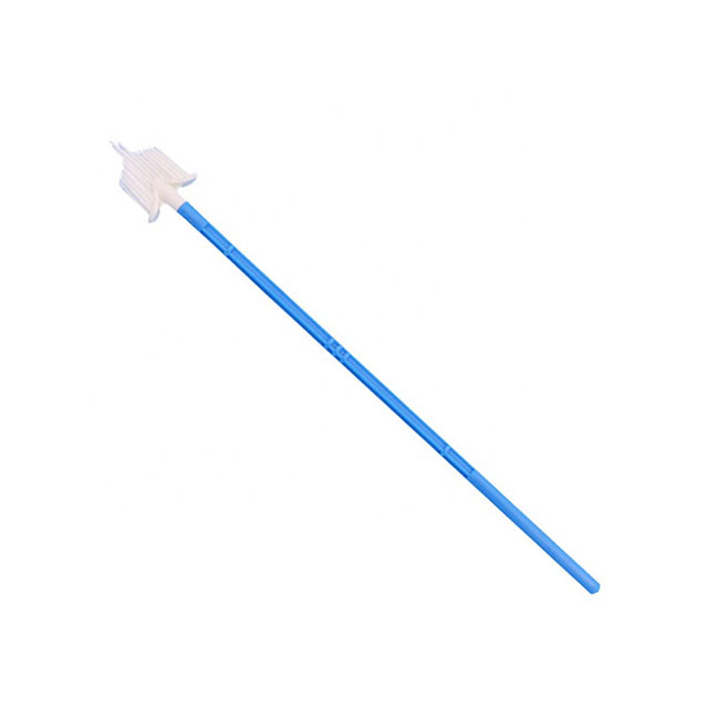 Disposable Plastic Cervical Brush With Plastic Handle for Pap Test